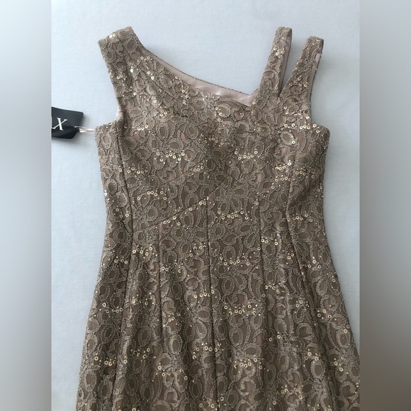 NWT JAX Champagne Cocktail Size 6 wedding Guest Evening Event Dress - Picture 7 of 16